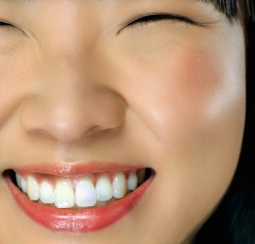 200142939-003 Woman smiling, close-up